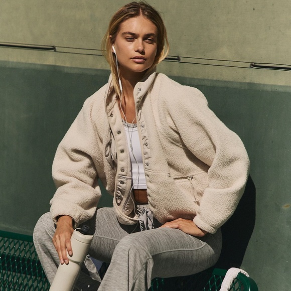 Free People Movement 'Hit The Slopes Fleece Jacket' - Size M - Picture 8 of 11